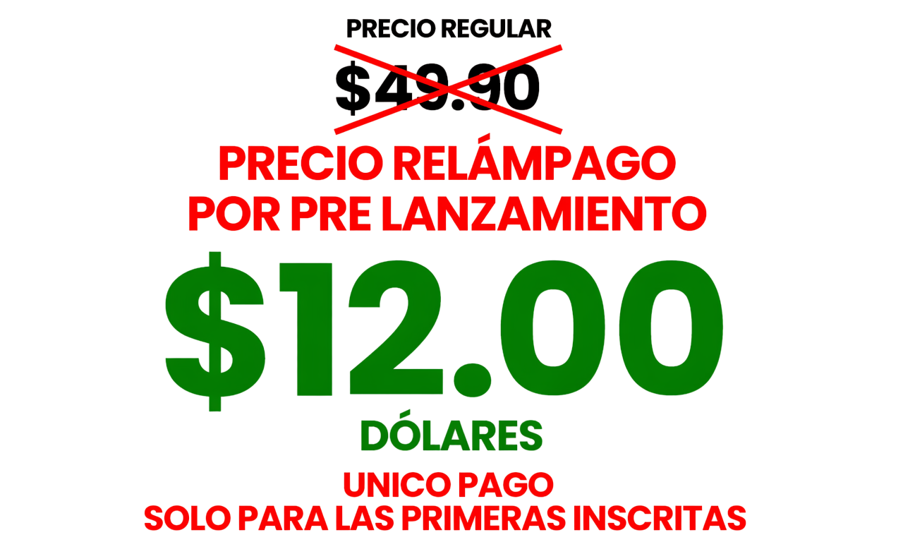 Precio especial de pre lanzamiento